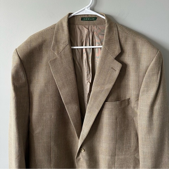 RALPH LAUREN Mens Blazer Sport Coat Casual Jacket Size 48L Wool Silk Suit - Picture 2 of 16